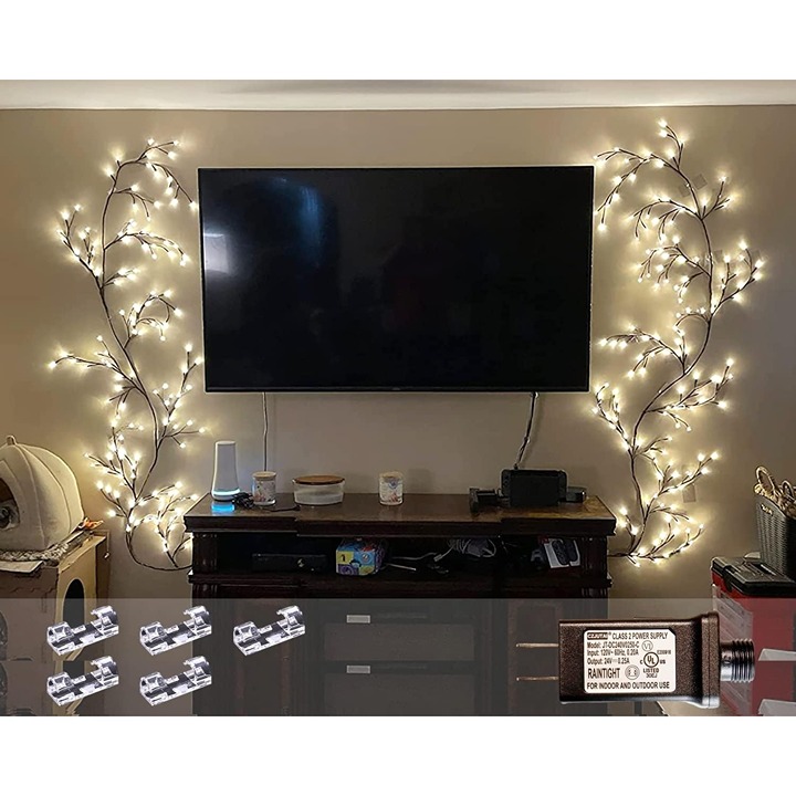7.5ft 8 Modes Enchanted Willow Vine Lights for Home Decoration