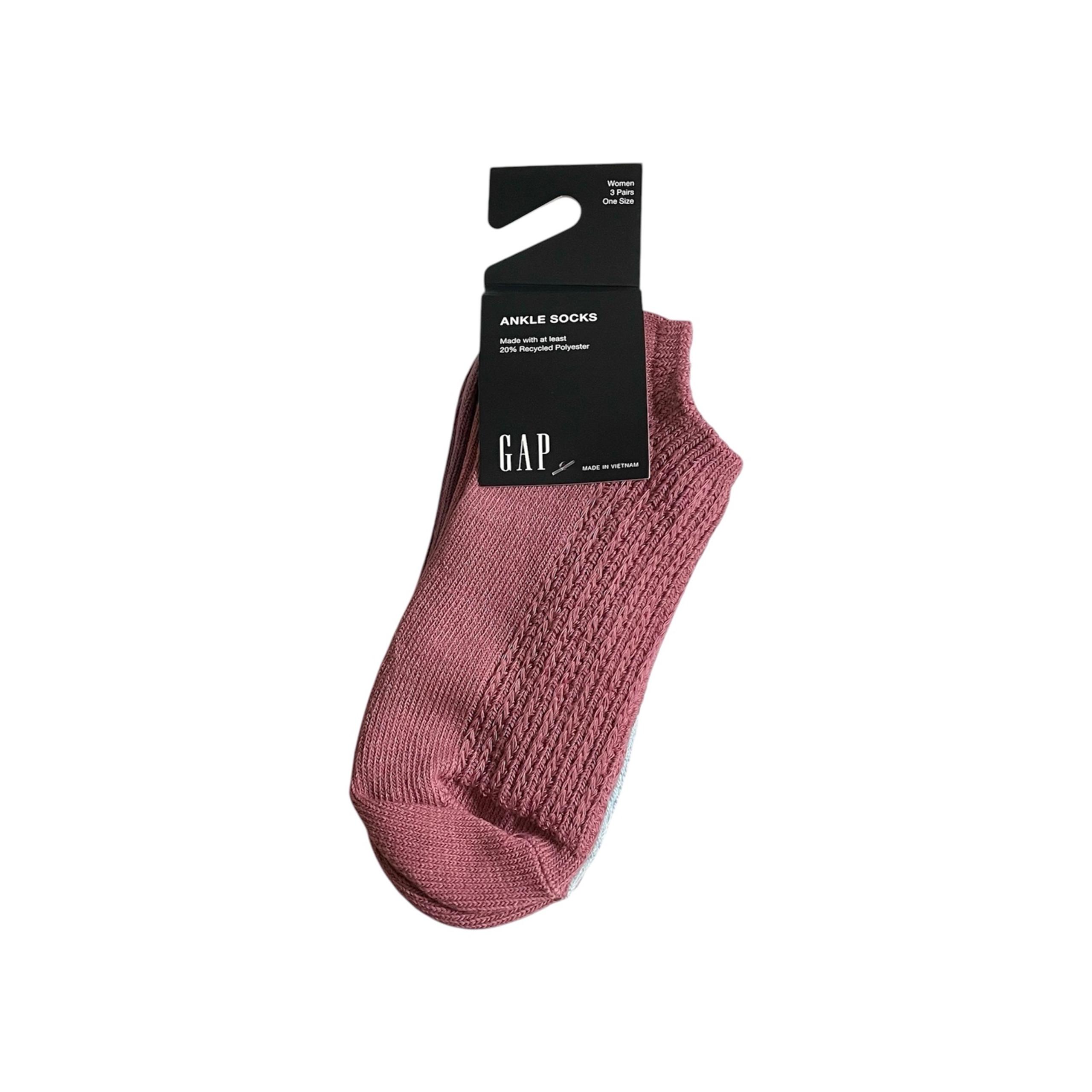Gap Pointelle Ankle Socks (3-Pack)