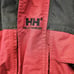 Vintage 90s Helly Hansen Tech Jacket Winter Medium Red Black Snow Waterproof