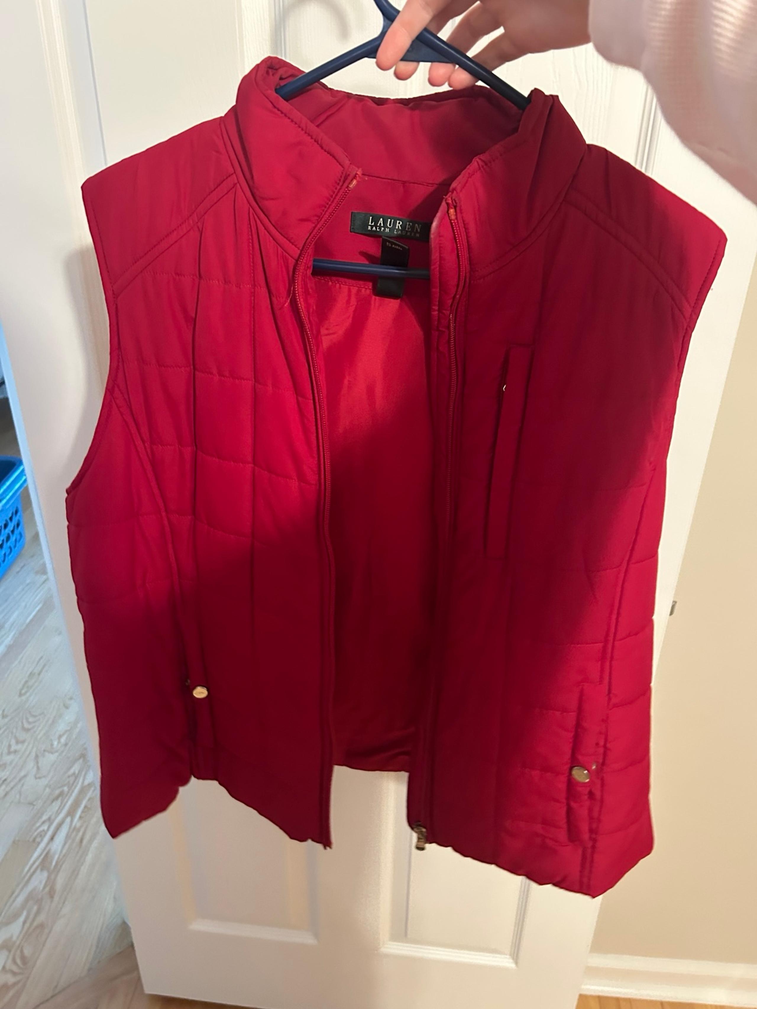 Red Ralph Lauren quilted Vest