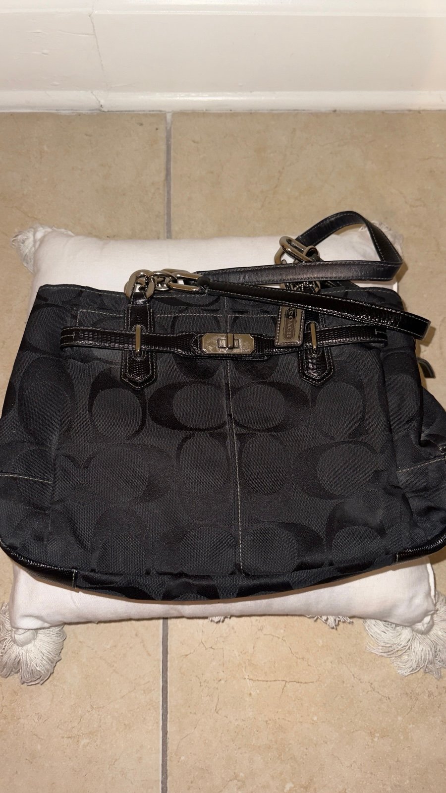 Coach Women’s Black Hang Bag