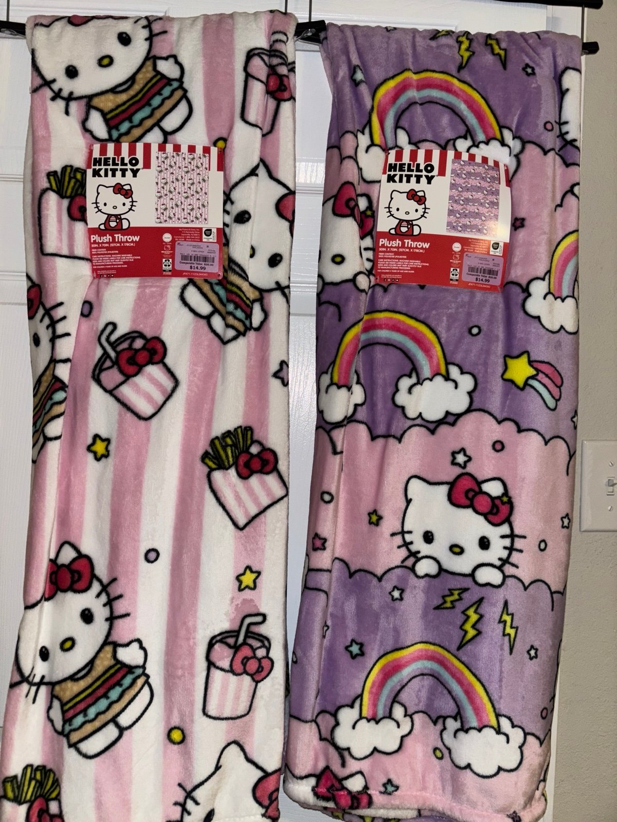 Hello kitty blanket bundle