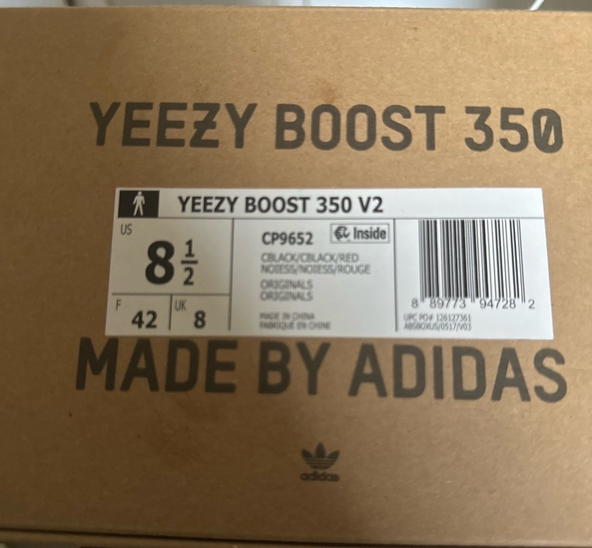 yeezy 350 bred size 8.5