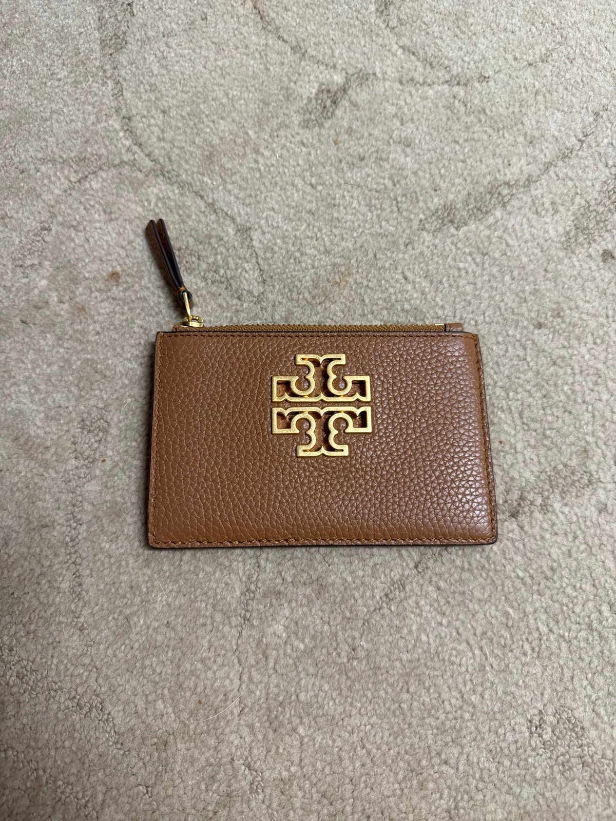 Tory Burch Britten Zip Card Case
