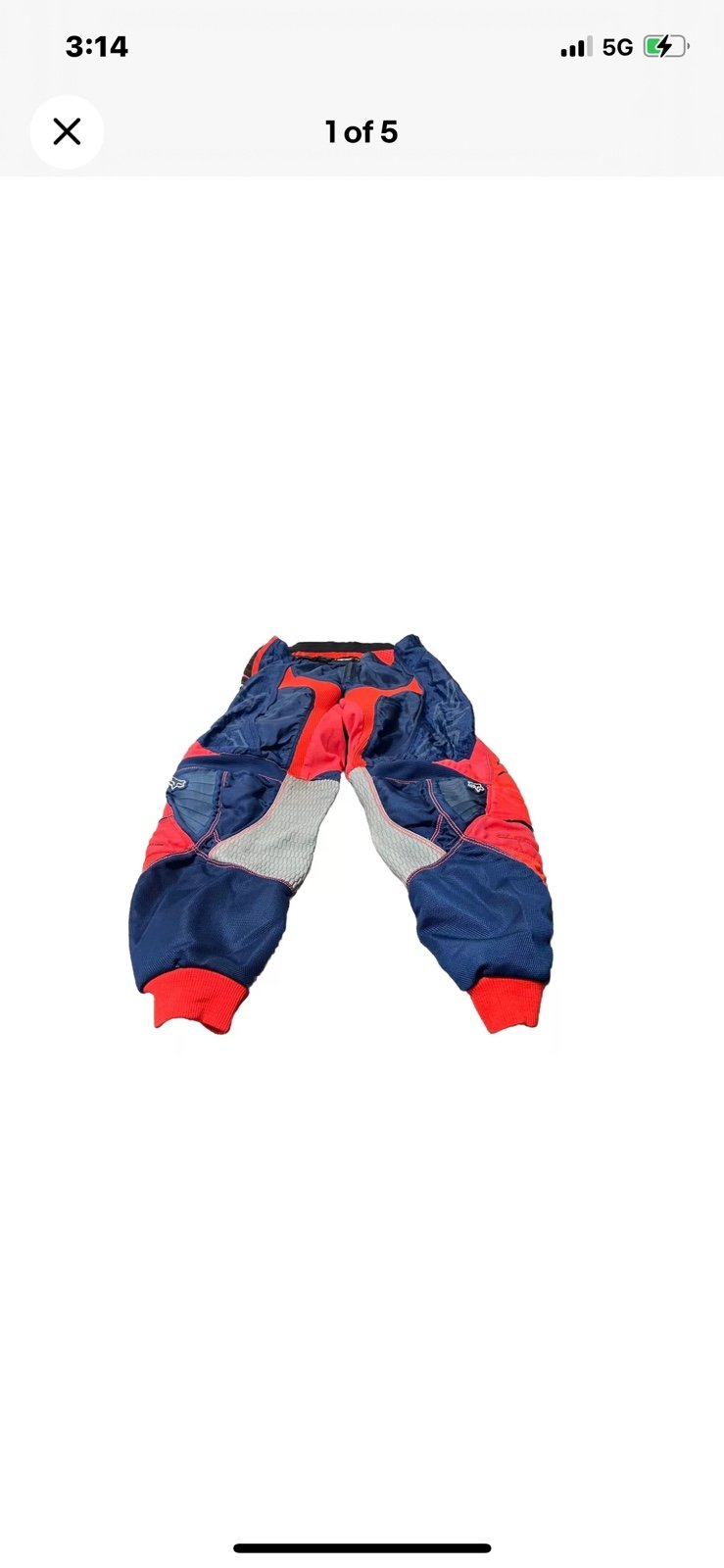 Fox Racing Mens Blue/Pink Motorcross Pants! Size 30