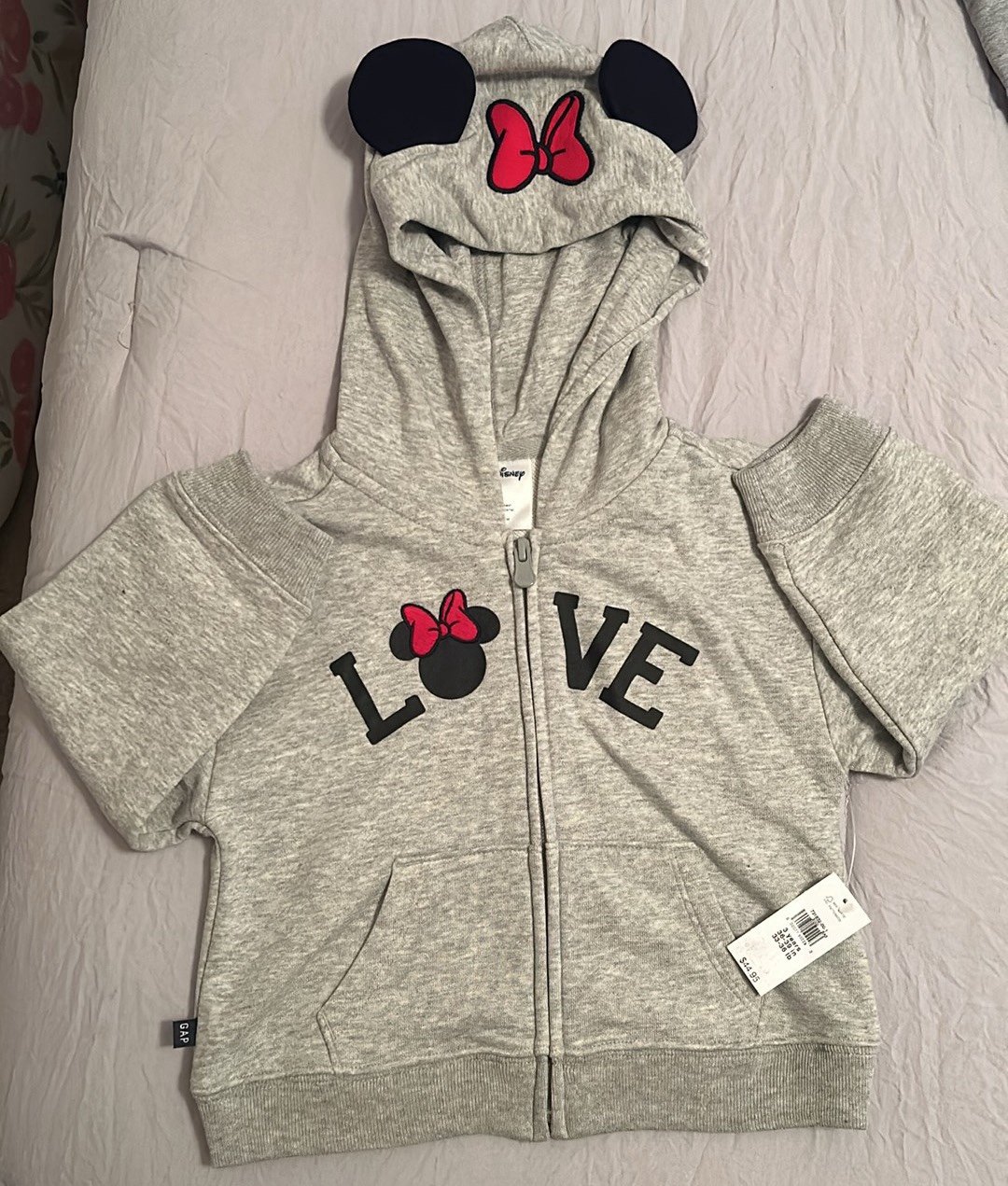 New 3t Gap Minnie zip