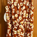 Little Sleepies Mocha Blossoms Smocked Romper 3T