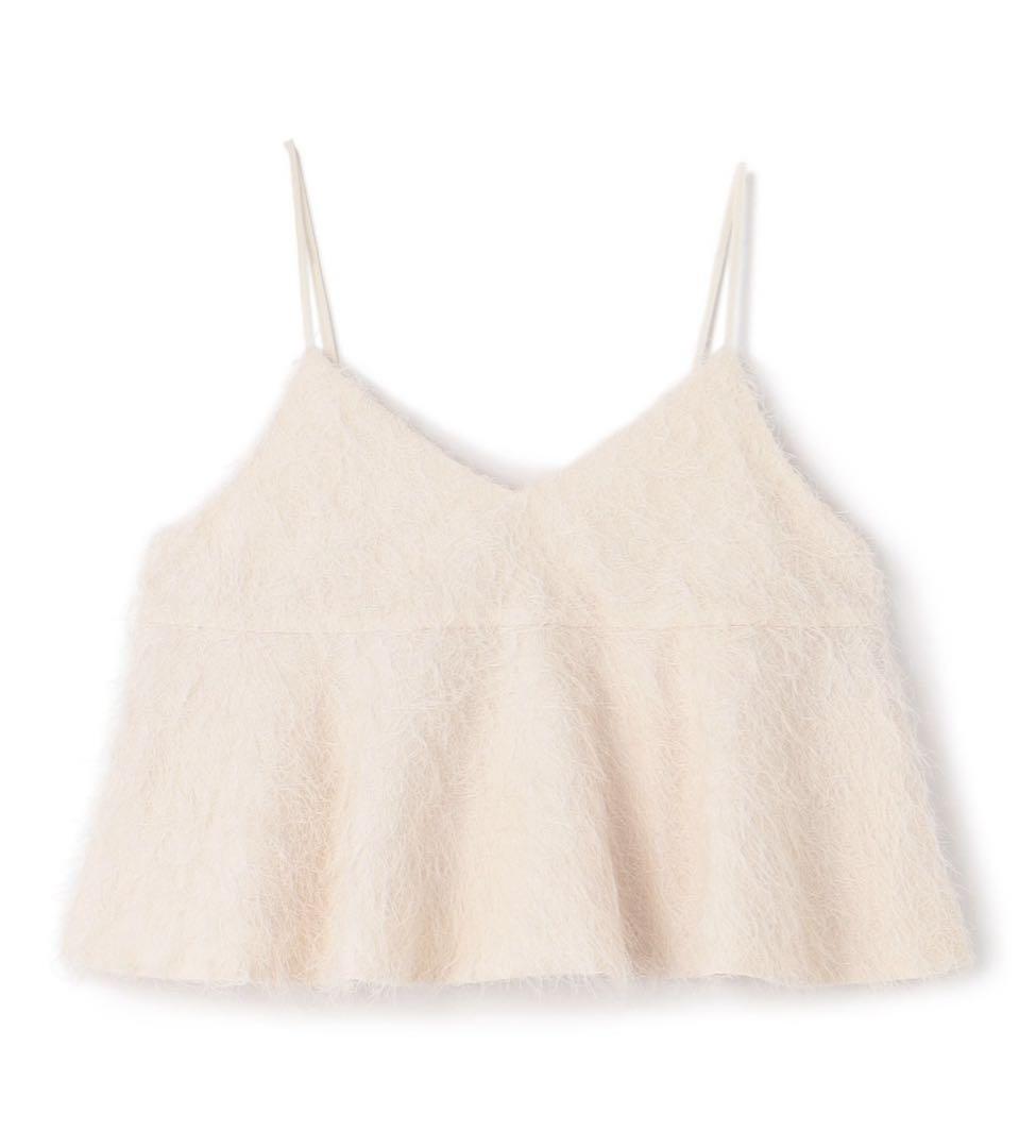 在庫処分セール 言い換え This season's bustier. jacquard fringe uncrave トップス