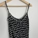 Poupette St Barth Donna Strappy Dress Black Net Tassel Small