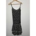 Poupette St Barth Donna Strappy Dress Black Net Tassel Small