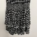 Poupette St Barth Donna Strappy Dress Black Net Tassel Small