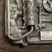 Vintage Siskiyou Logging Truck Belt Buckle Forestry Axes Silver Tone