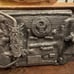 Vintage Siskiyou Logging Truck Belt Buckle Forestry Axes Silver Tone