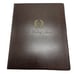 WALDORF ASTORIA Vintage BROWN Vinyl Conference Folder With Note Paper 1991
