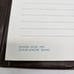 WALDORF ASTORIA Vintage BROWN Vinyl Conference Folder With Note Paper 1991