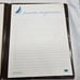 WALDORF ASTORIA Vintage BROWN Vinyl Conference Folder With Note Paper 1991