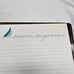 WALDORF ASTORIA Vintage BROWN Vinyl Conference Folder With Note Paper 1991