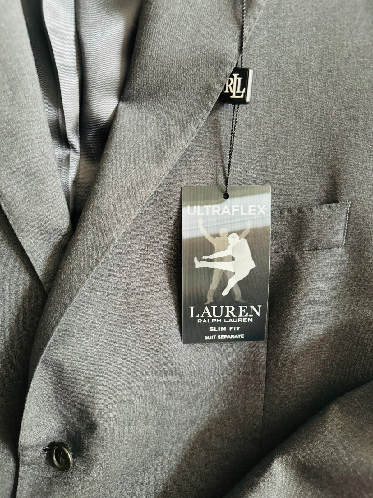NWT , Ralph Ralph Laren suit coat with bonus pocket square!