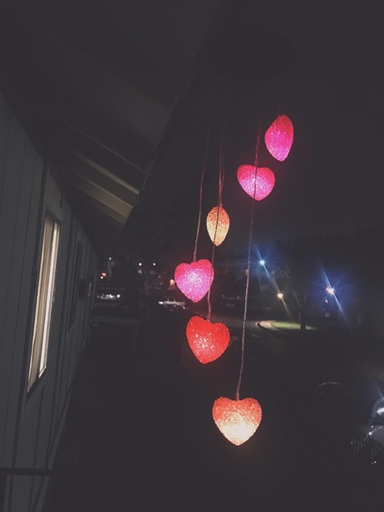 Loving Heart Solar Wind Chimes Outdoor Hanging - Waterproof Solar Powered