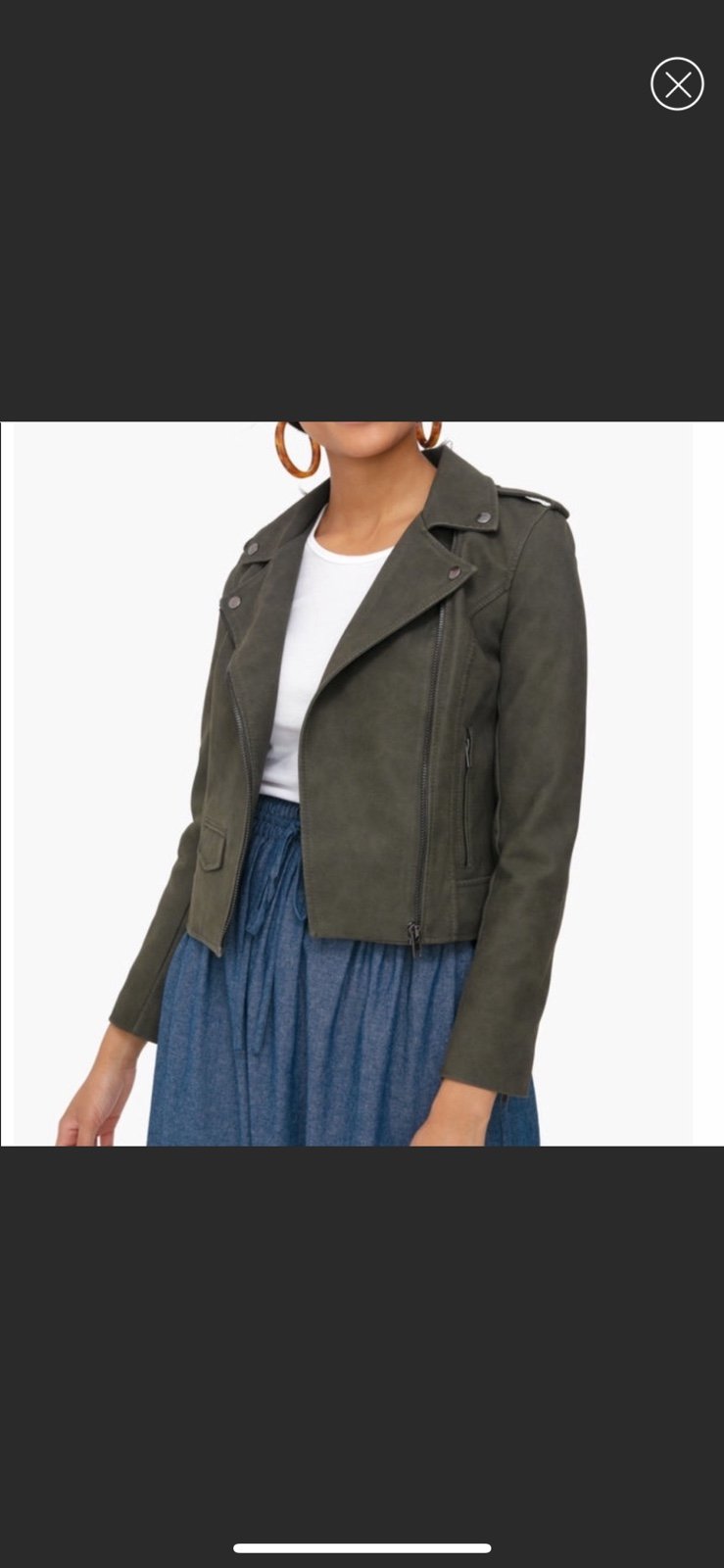 bb Dakota vegan leather jacket