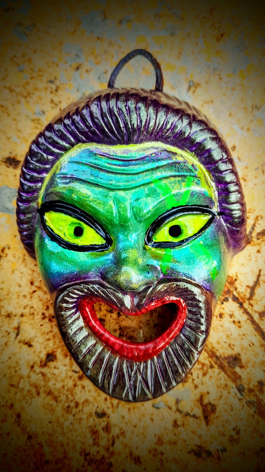 Great Milenko ICP Yokai Mask 1of1 Collectible Ceramic Wallhanger Decor