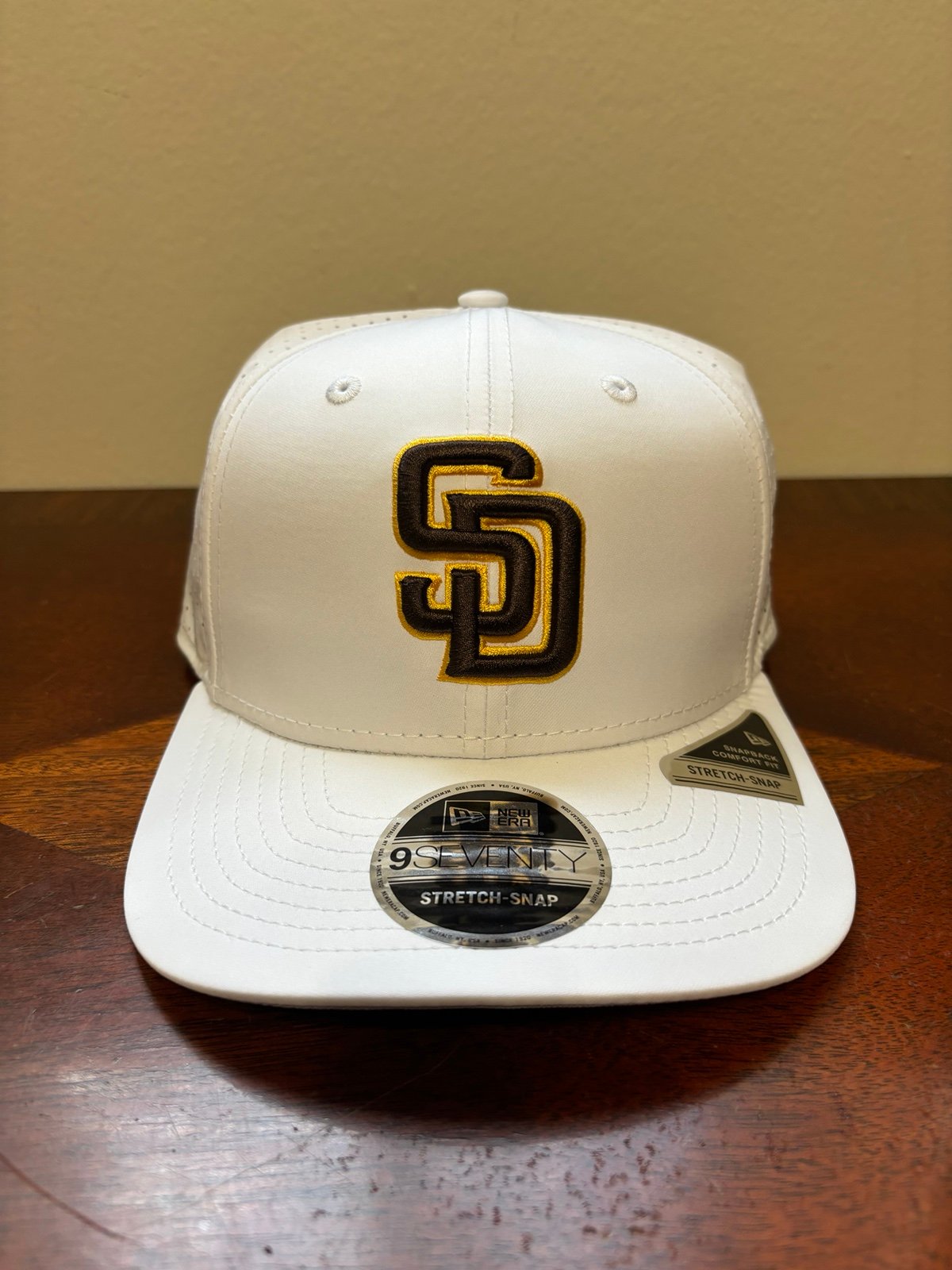 San Diego Padres New Era 2025 Spring Training 9SEVENTY COOLERA Stretch-Snap Hat