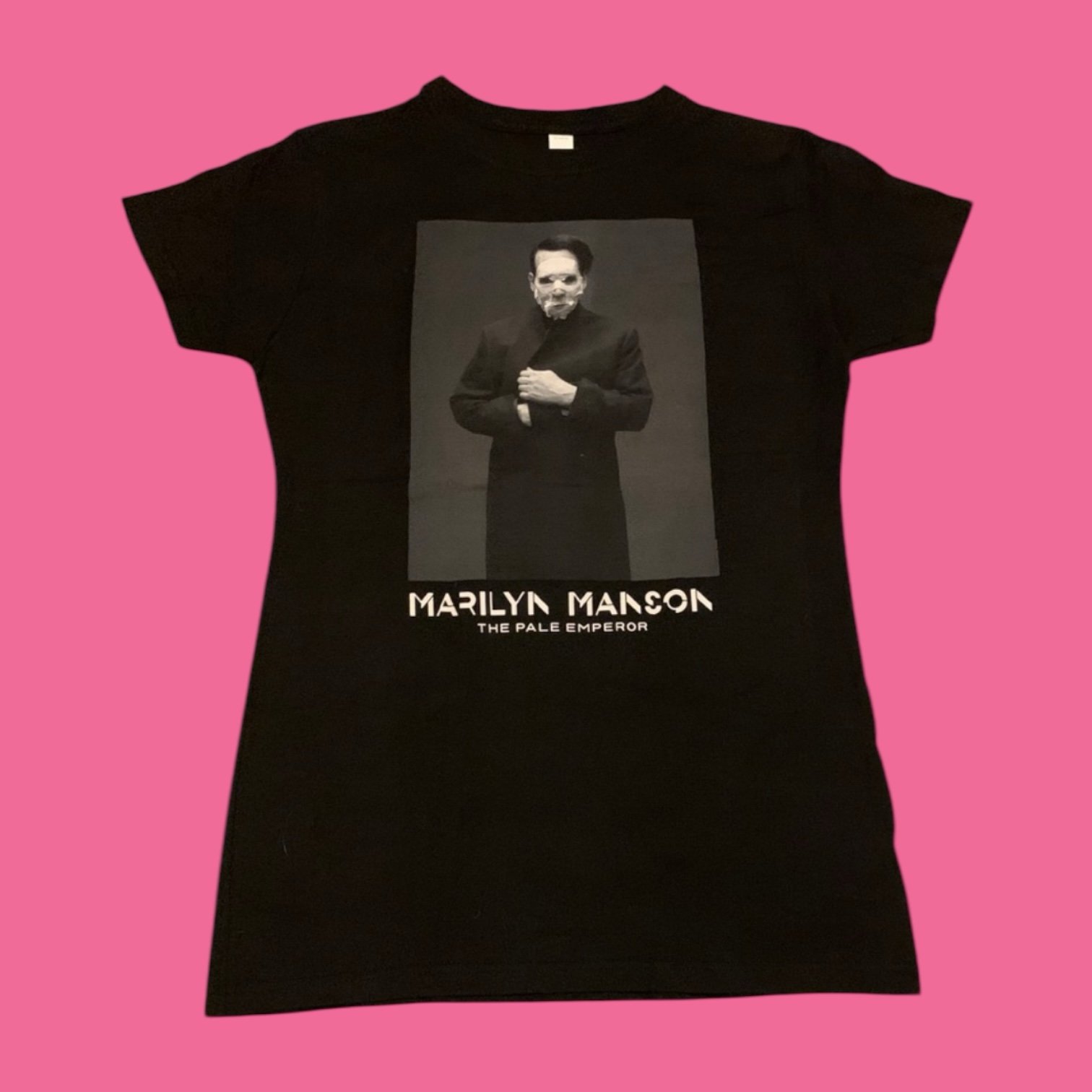 Marilyn Manson Wrapped Face Pale Emperor Shirt Rare NWT Gothic
