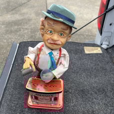 1960’s CHARLIE WEAVER The Bartender Battery Operated Toy By Rosko Old