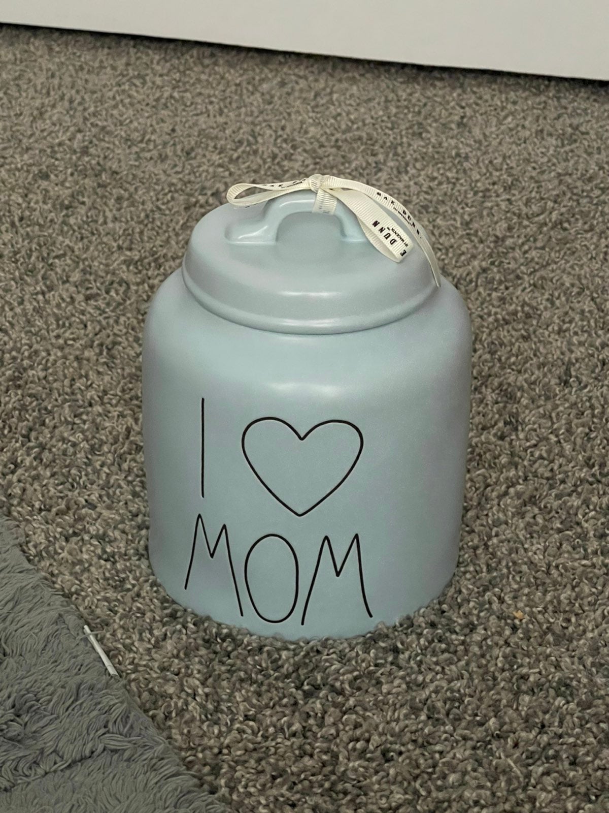 NEW rea dunn i love mom canister