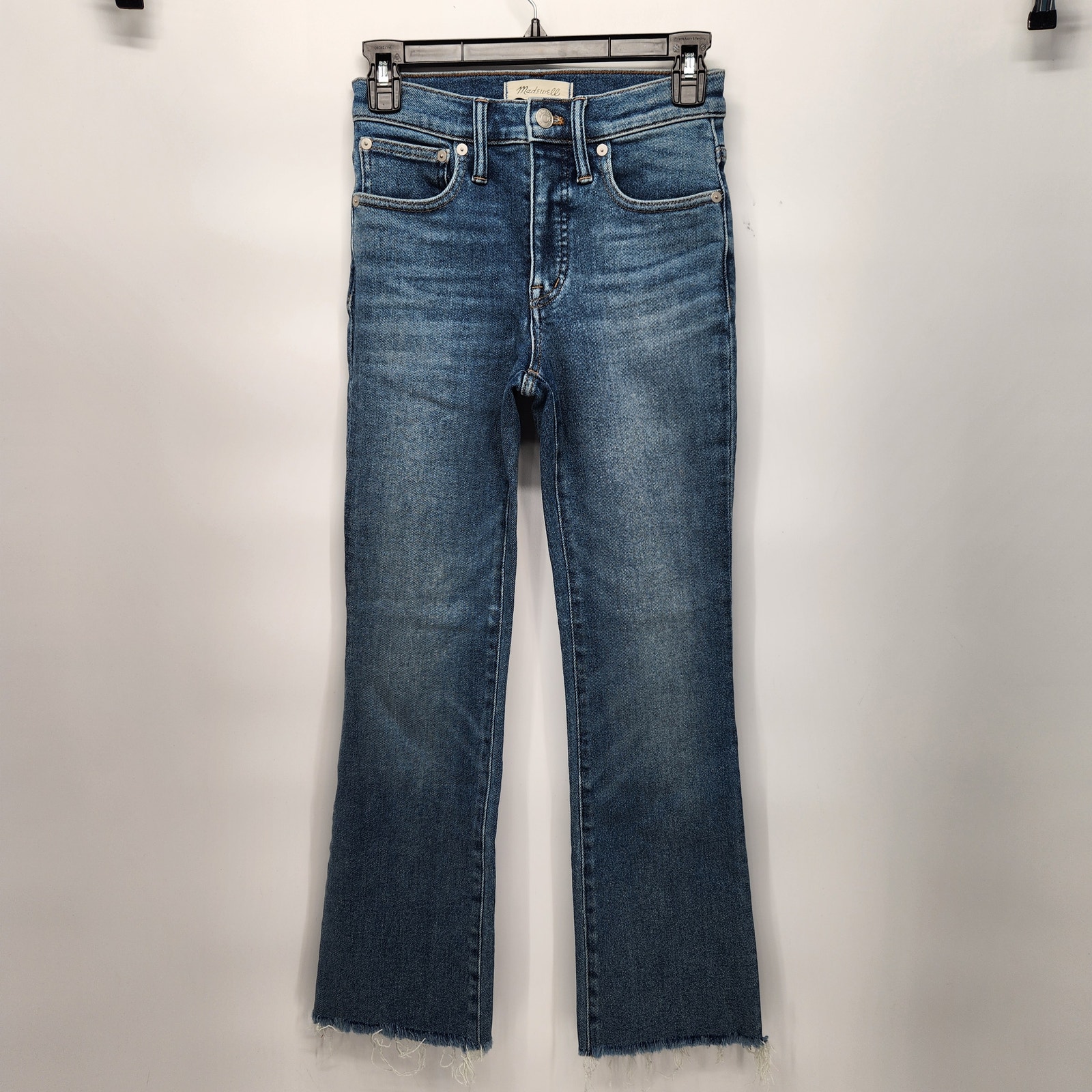 Madewell Blue Denim Cali Demi Boot-cut Flare Jeans Women's 24
