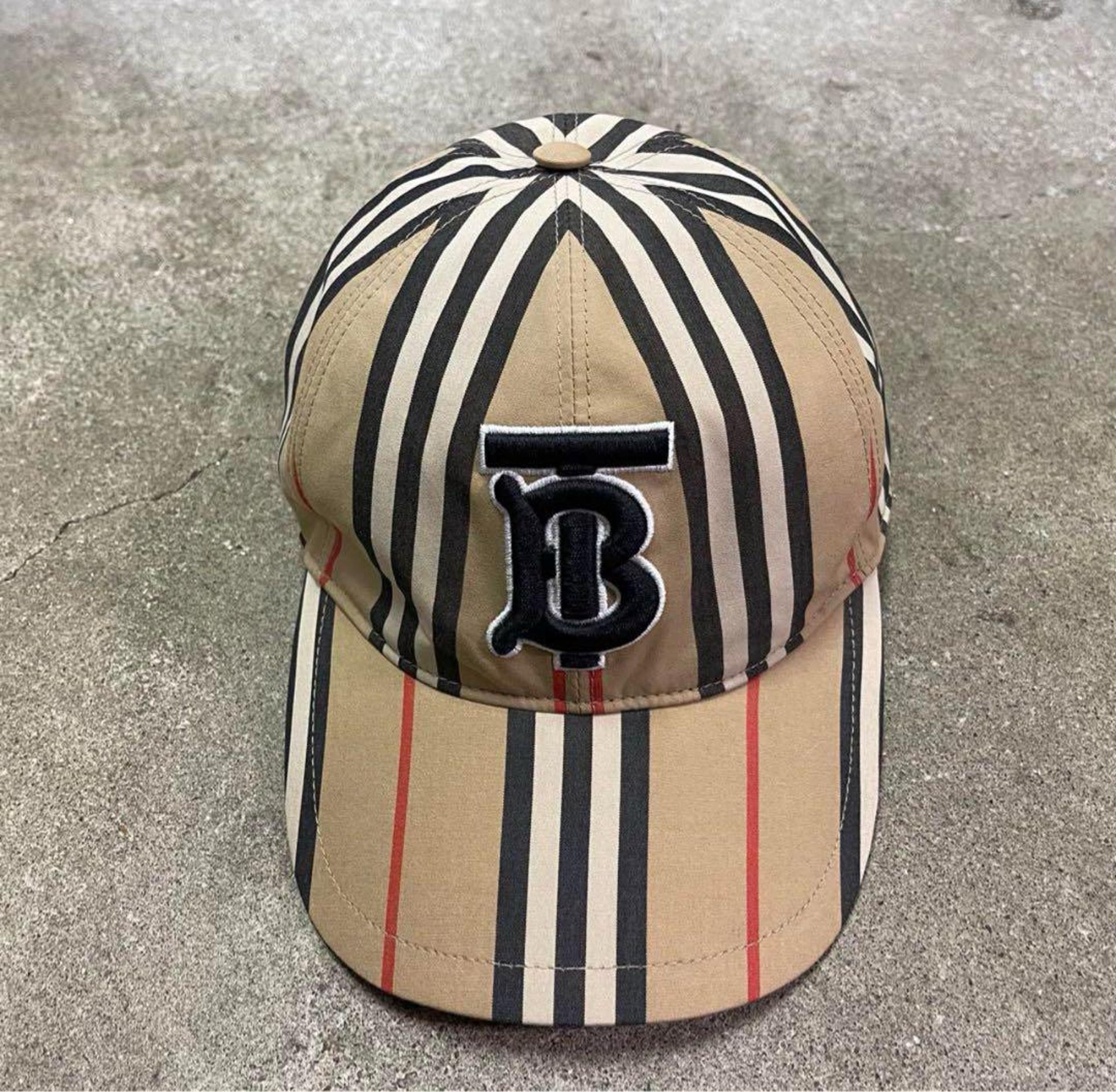 BURBERRY Burberry TB Logo Stripe Baseball Cap M