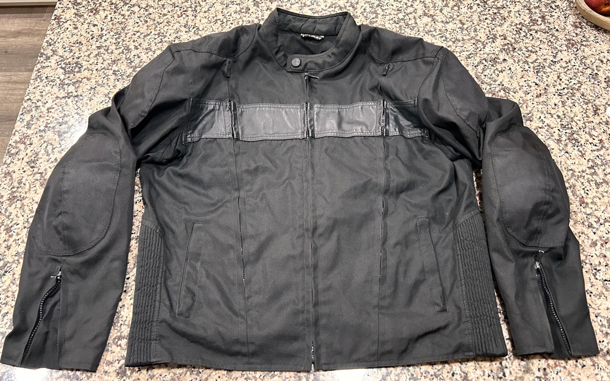 XL Fulmer Motorcycle Jacket Combo - 2 in 1 with Armor and Inner Shell