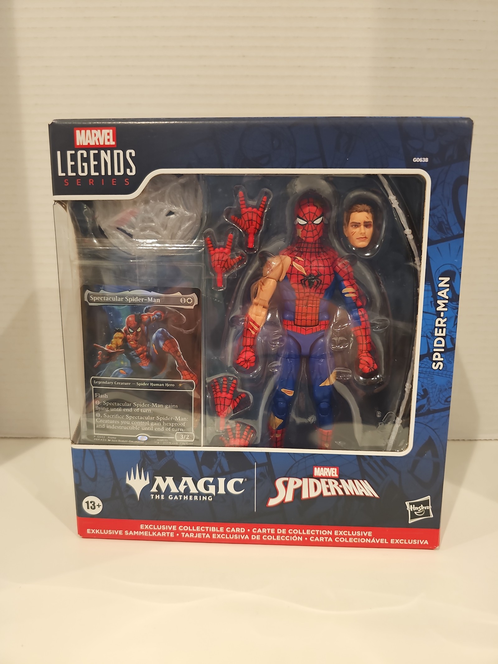 Marvel Legends Series Magic: The Gathering Battle-Damaged Spider-Man SEALED