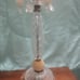 Pre Hollywood regency large glass candle holder