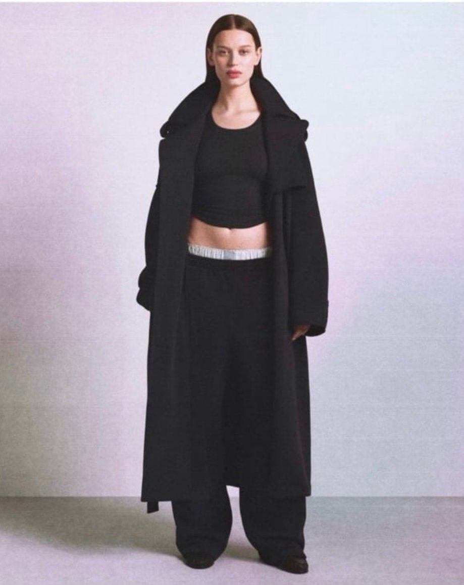SKIMS BOYFRIEND FLEECE TRENCH COAT (NWT)