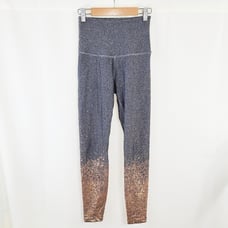 Beyond Yoga Alloy Ombre Speckled Midi Leggings Grey Rose Gold Speckle size XS