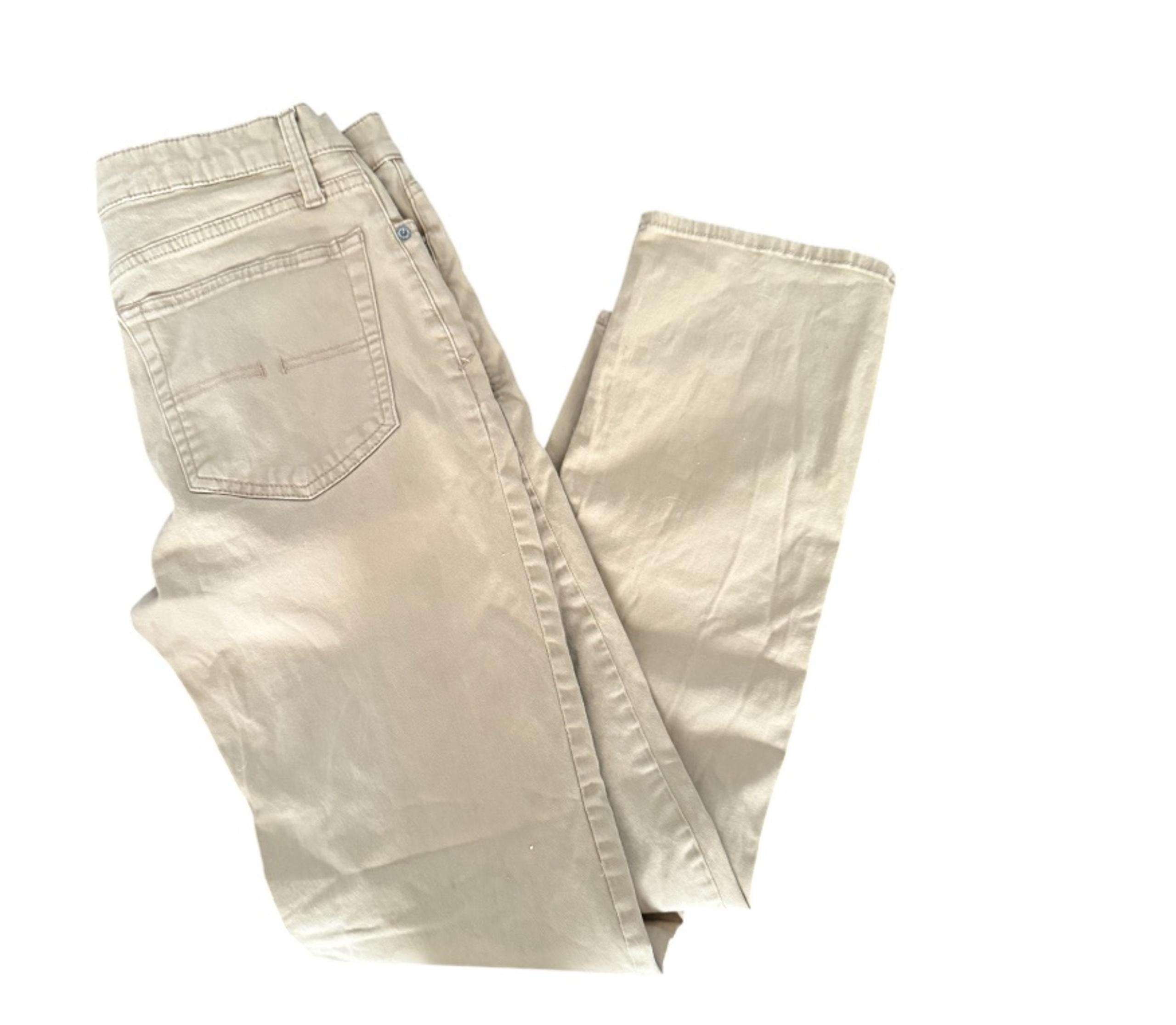 U.S. POLO ASSN Active Stretch Flat Front Chino Pants Slacks 30x30 Men Khaki Flaw