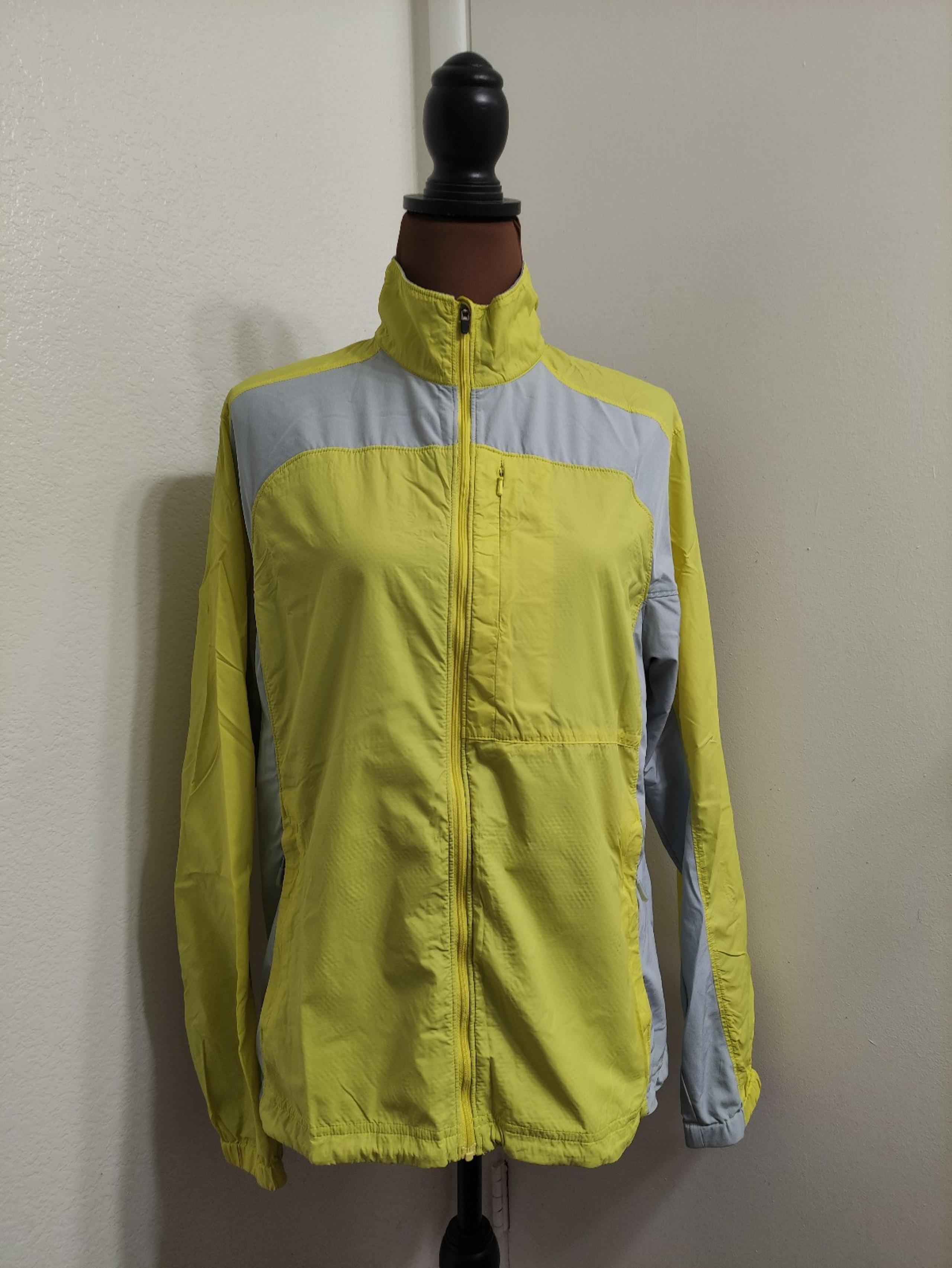 Lands' End Women's Full Zip Nylon Windbreaker Jacket, L (14-16)