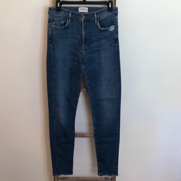 AGOLDE Sophie High Rise Skinny Ankle Jeans