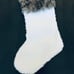 NWT Christmas Faux Fur Plush Dog Stocking