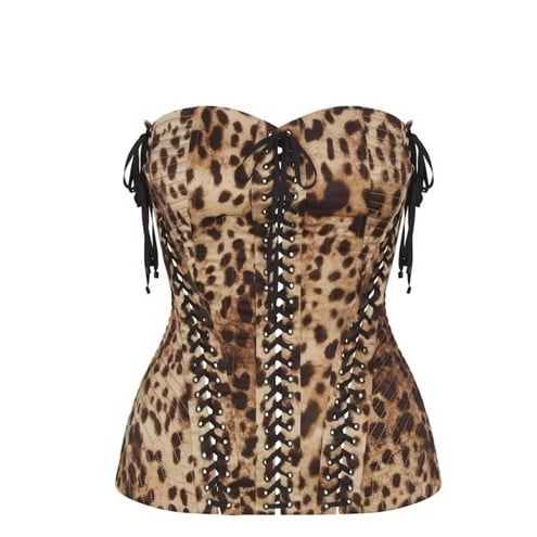 Skims x Dolce Gabbana Silk Lade Up Corset
