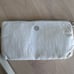 Lululemon cream wristlet wallet