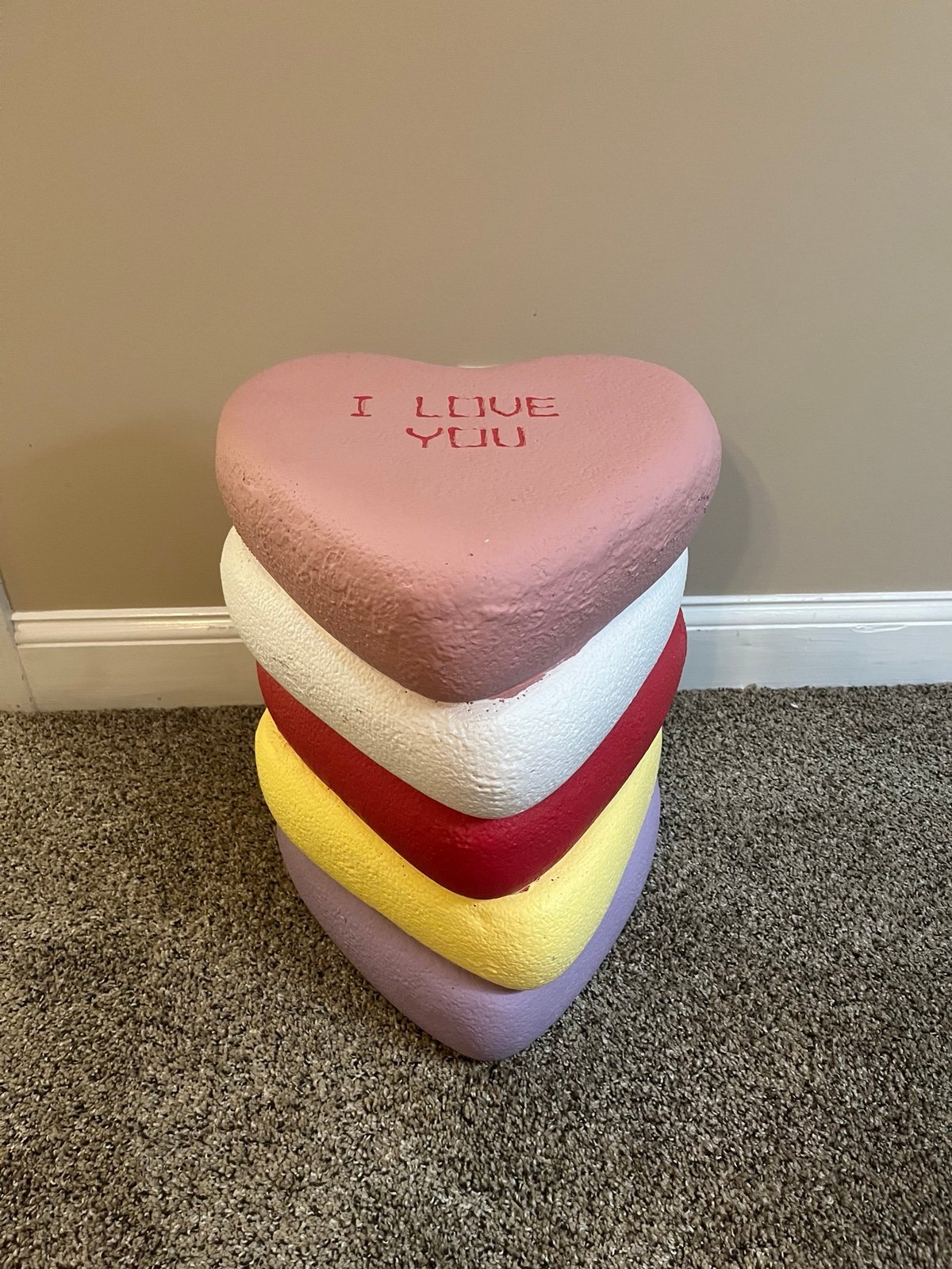 New TikTok Viral Valentine’s Day Sweet Hearts Stool
