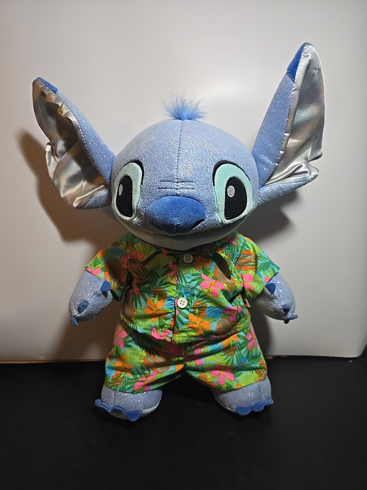 Build a Bear BAB Disney 100 Celebration Stitch Shimmery Plush W/ Outfit 12