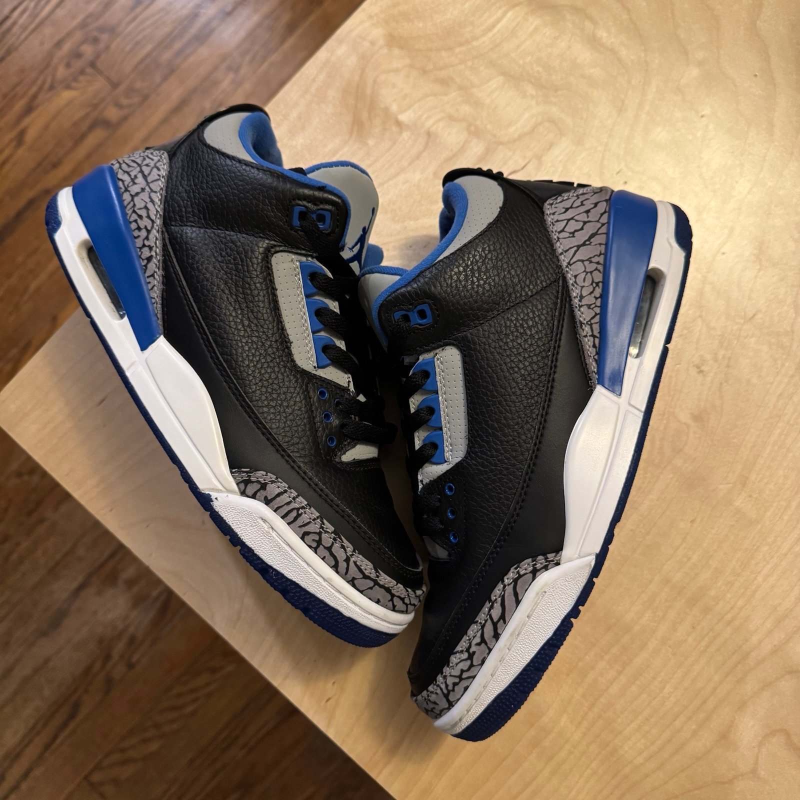 Jordan Retro Sport Blue 3 Size 9