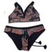Lululemon 2-Piece Bikini Top & Bikini Bottom Pink Floral Swimwear Womens 2 / 8