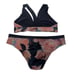 Lululemon 2-Piece Bikini Top & Bikini Bottom Pink Floral Swimwear Womens 2 / 8