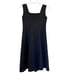 Lafayette 148 New York Black Sleeveless Square Neck Paneled Dress Size 2