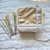 Sephora Pantone Precious Metals 24kt Gold Makeup Cosmetic Bag and Brush Set