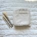 Sephora Pantone Precious Metals 24kt Gold Makeup Cosmetic Bag and Brush Set